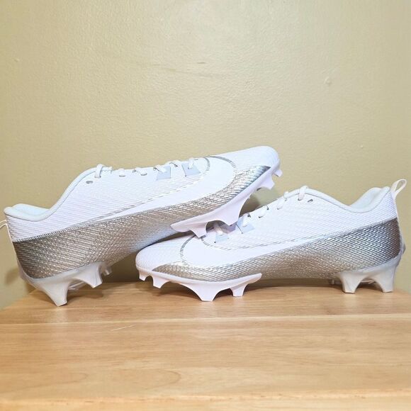 Nike Vapor Edge Speed 360 2 Football Cleats White Metallic Silver DA5455-102 13 - Picture 4 of 7